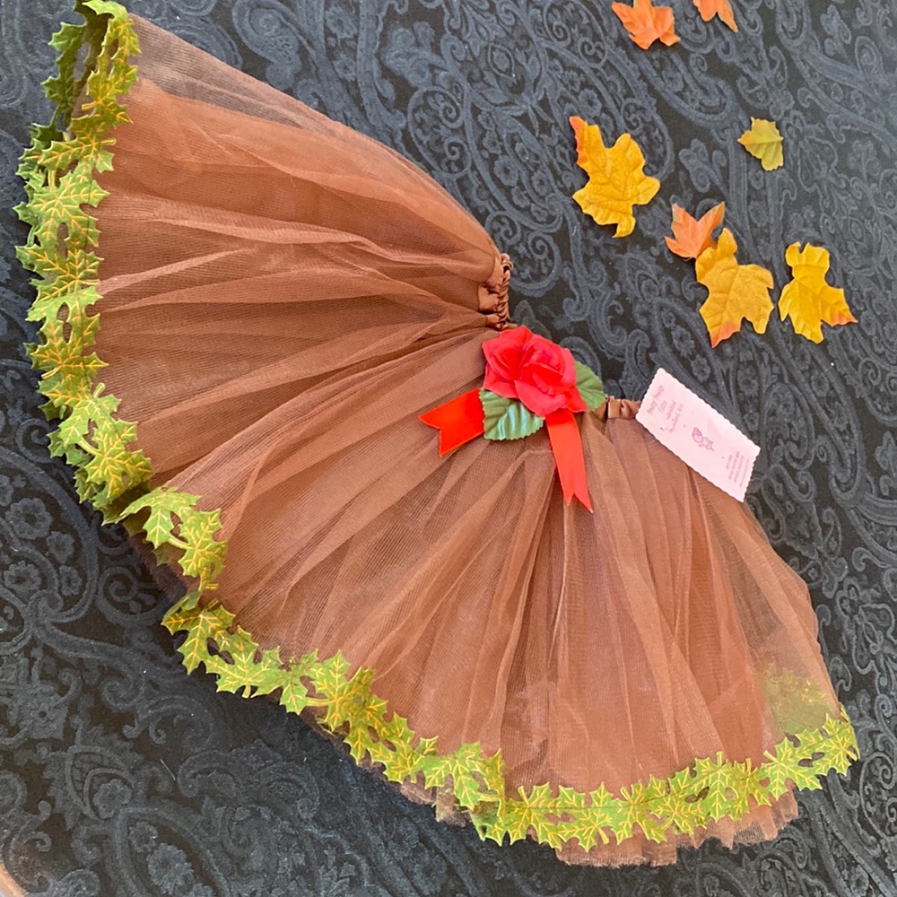 Fall leaves tutu